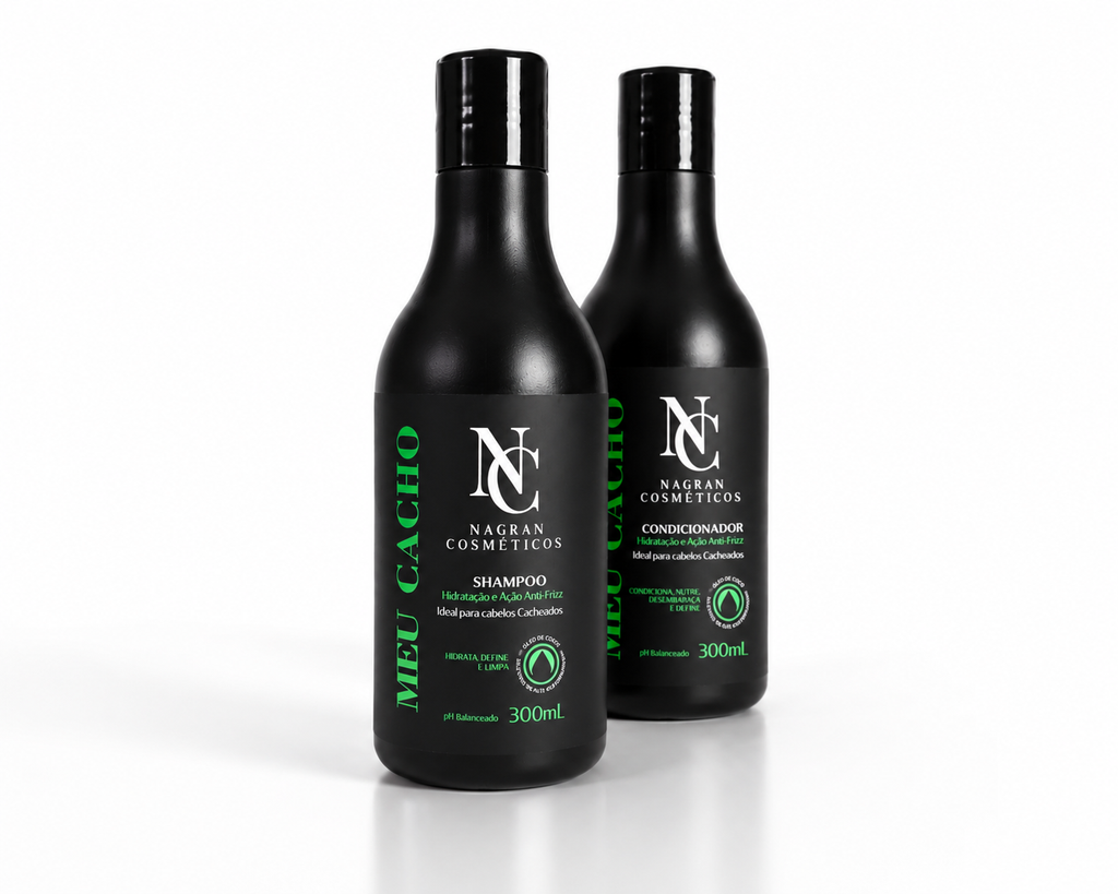 Kit Shampoo E Condicionador Meu Cacho 300ml
