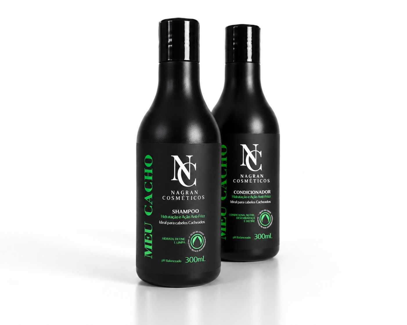 Kit Shampoo E Condicionador Meu Cacho 300ml