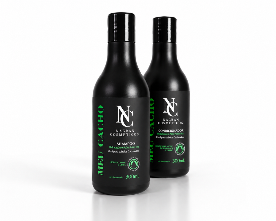 Kit Shampoo E Condicionador Meu Cacho 300ml