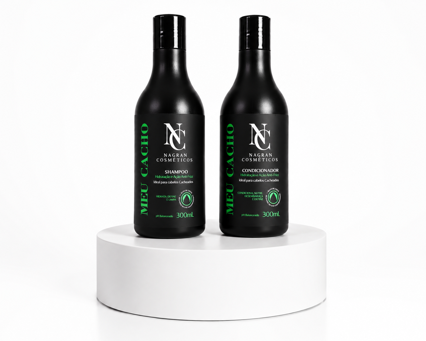 Kit Shampoo E Condicionador Meu Cacho 300ml