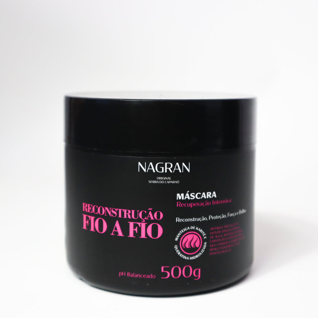 Máscara Nagran Reconstrução Fio a Fio 500g