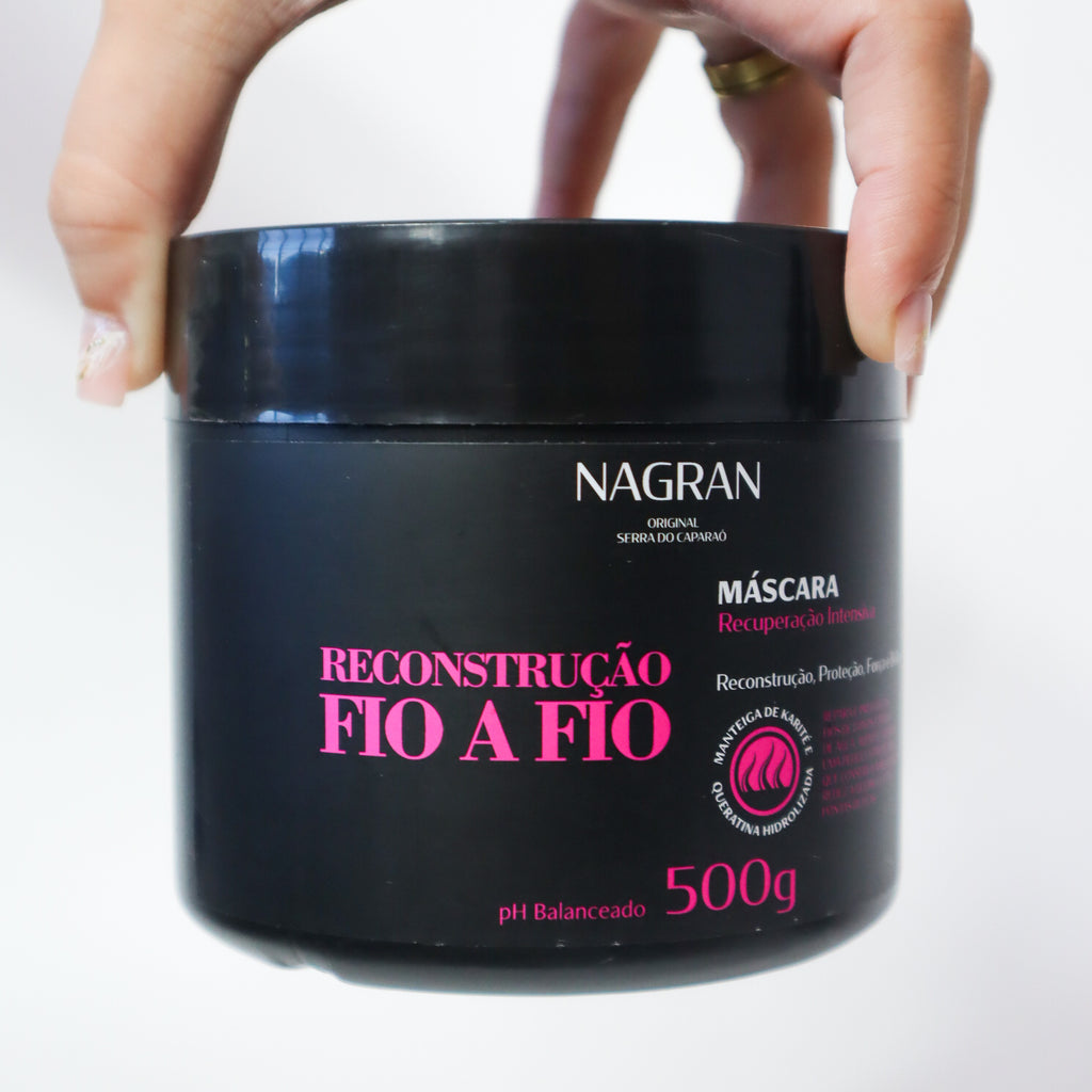 Máscara Nagran Reconstrução Fio a Fio 500g