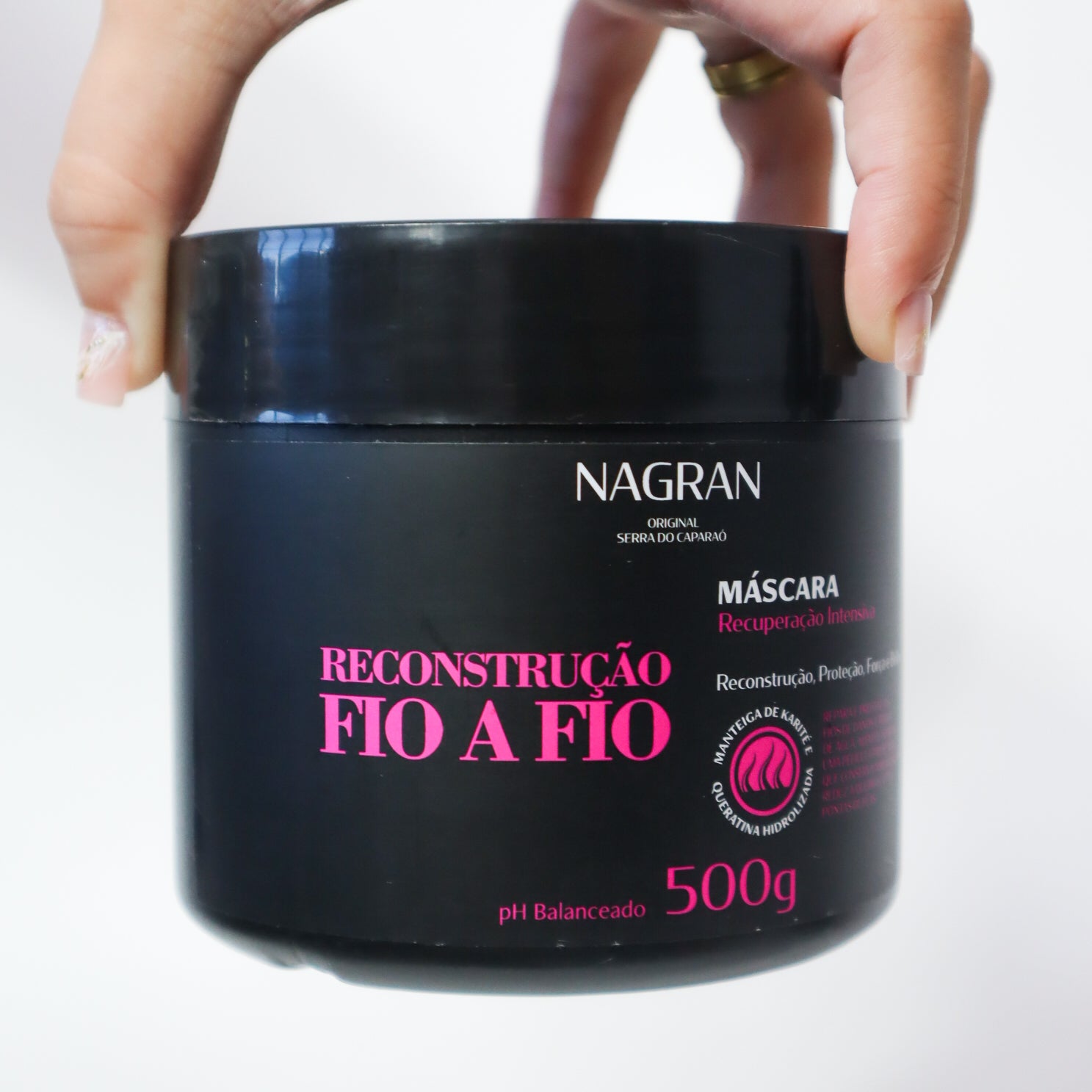 Máscara Nagran Reconstrução Fio a Fio 500g