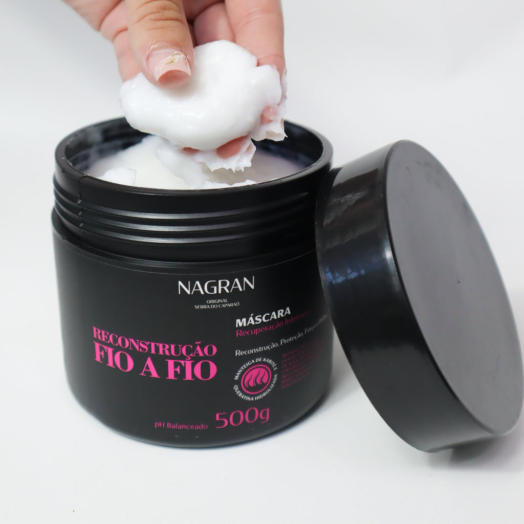 Máscara Nagran Reconstrução Fio a Fio 500g