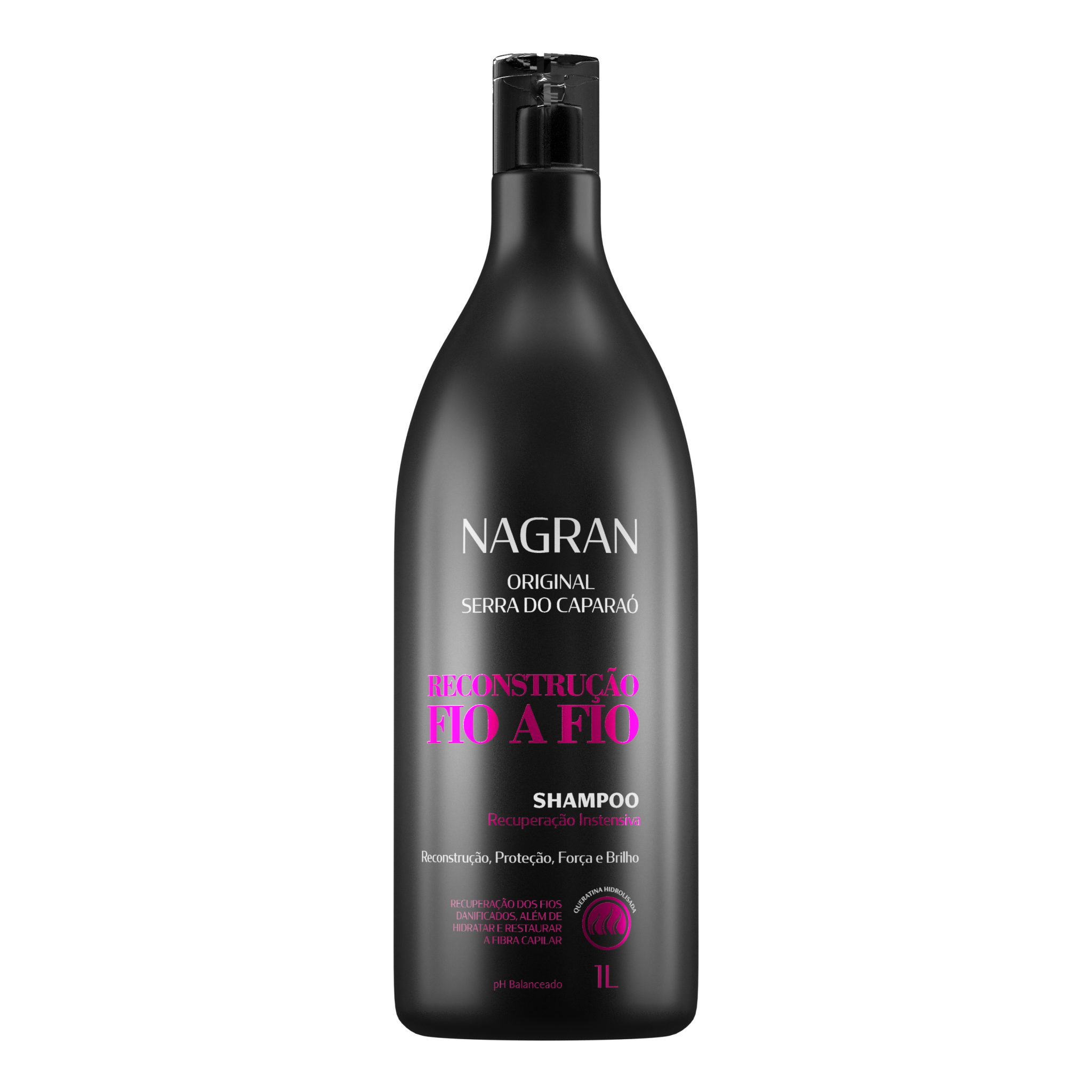 Shampoo Nagran Reconstrução Fio a Fio 1L